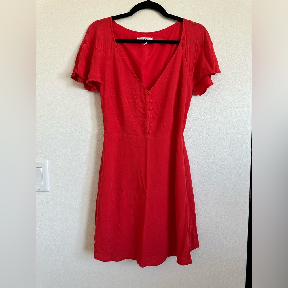 Beautiful red dress